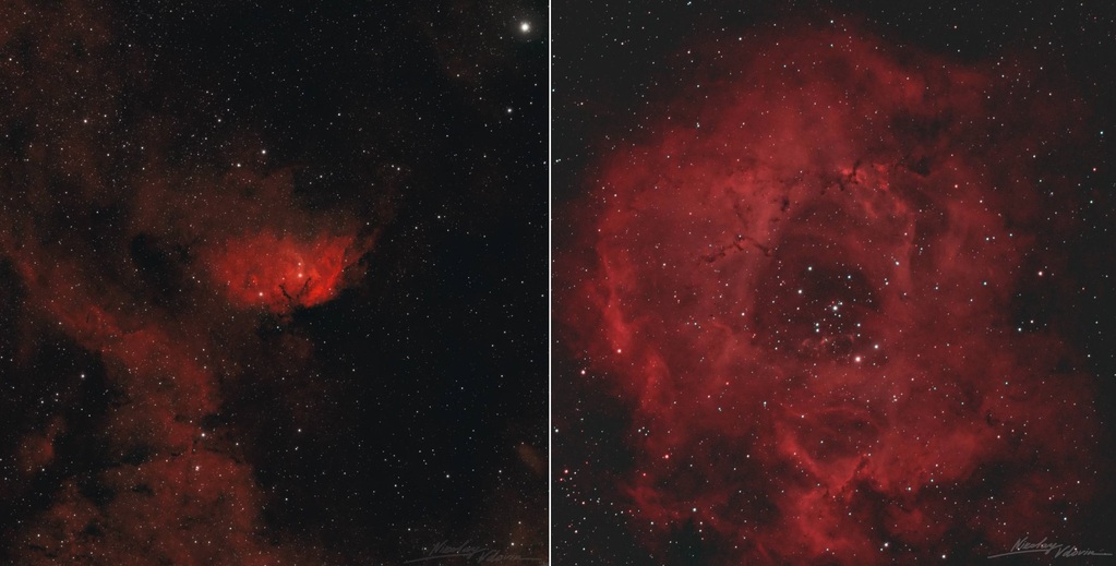 Саратовцам к 8 Марта показали космические цветы между звездами